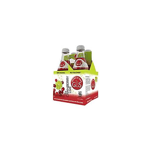 Order Gus Cranberry Lime Soda (4PK 12 OZ) 84554 food online from BevMo! store, Greenbrae on bringmethat.com