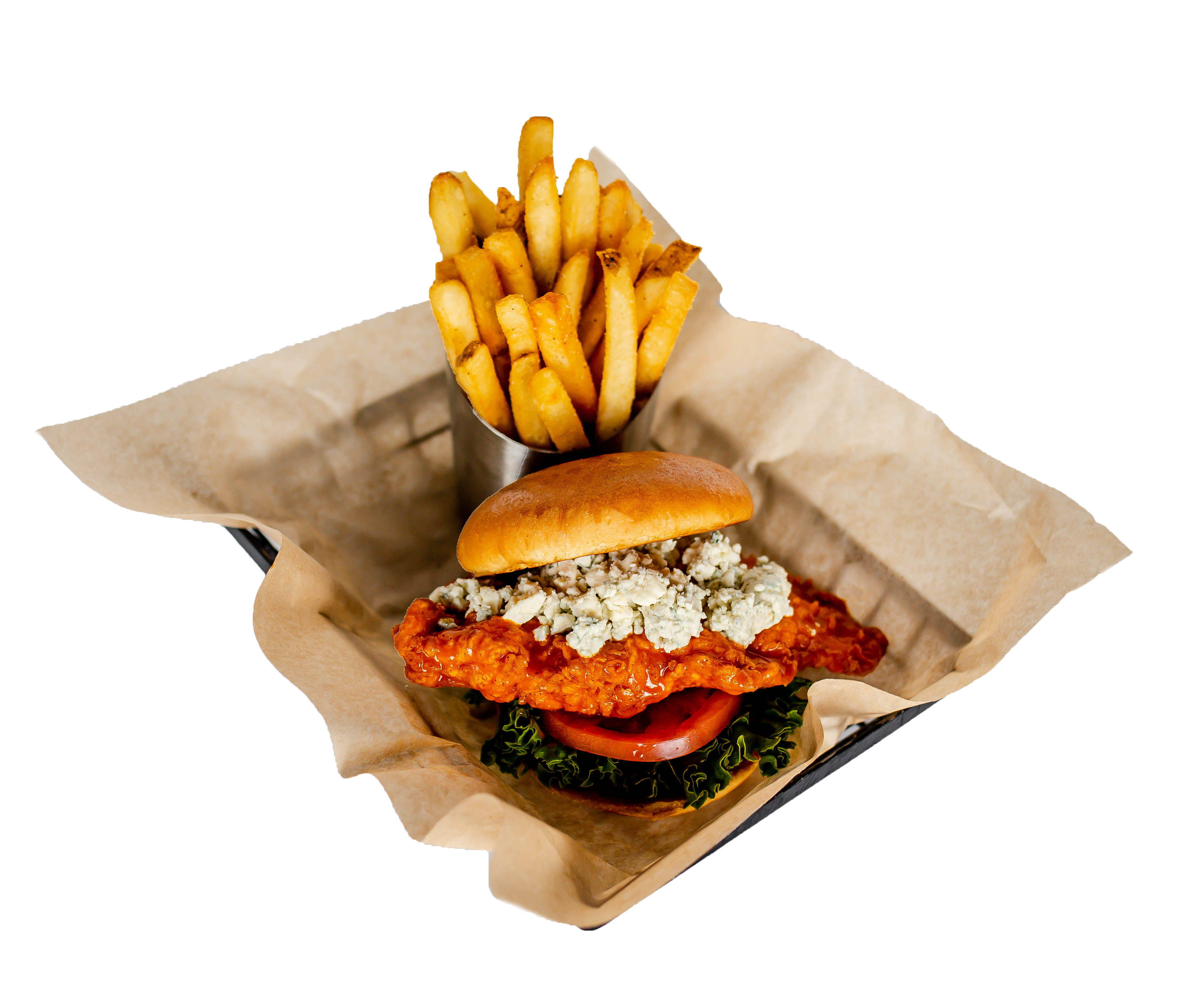 Order Buffalo Chicken Sandwich food online from The Greene Turtle store, Edgewater on bringmethat.com