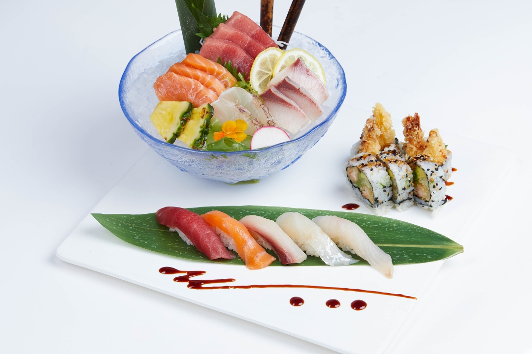 Order Sushi & Sashimi Combo for One food online from MoCA Asian Bistro - Queens store, Forest Hills on bringmethat.com