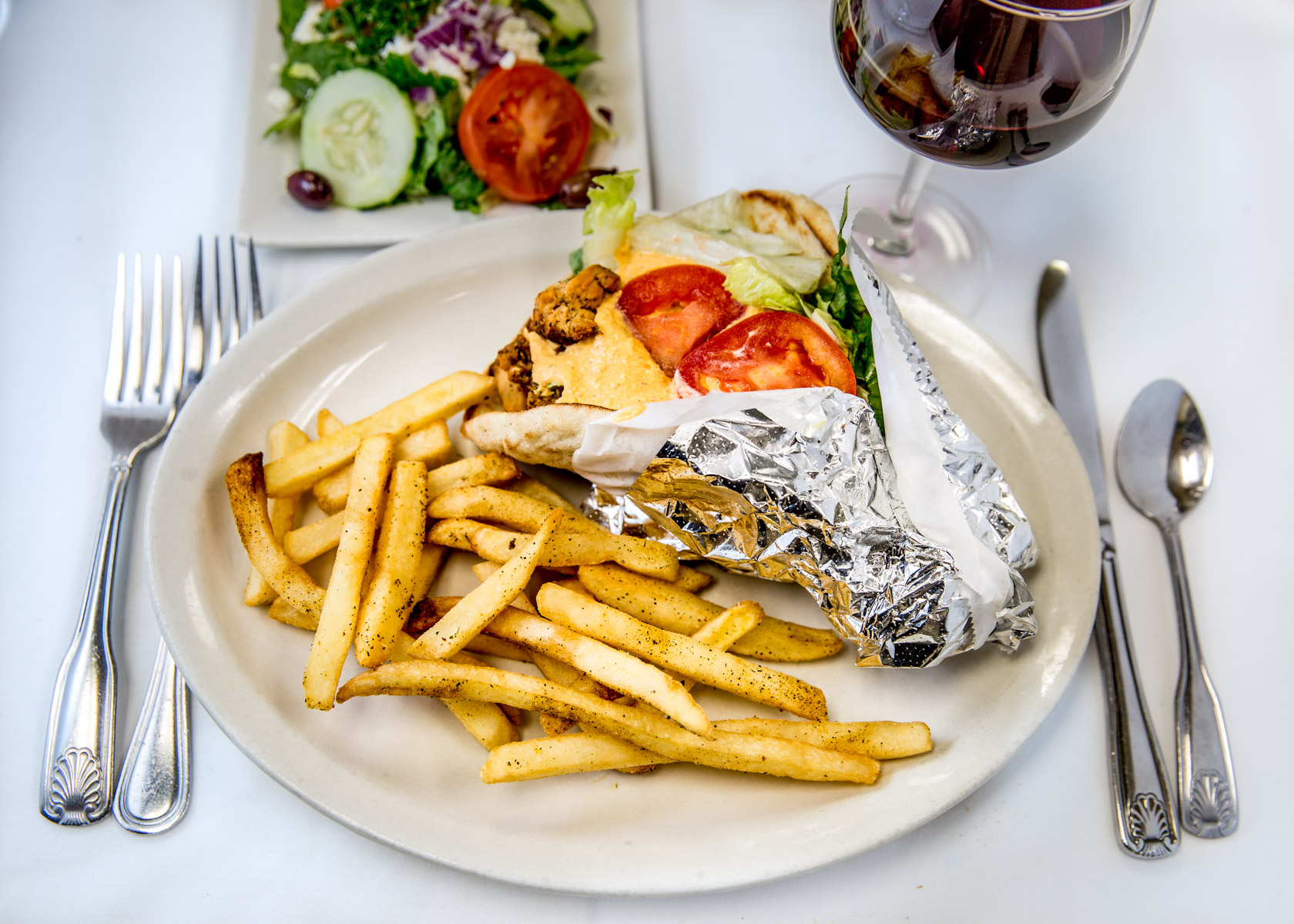 Order Grilled Chicken Wrap food online from Baba Gyro & Kabob store, Cumming on bringmethat.com