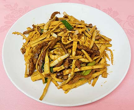 Order Shredded Pork with Bamboo Shoot food online from Canaan Restaurant store, Artesia on bringmethat.com