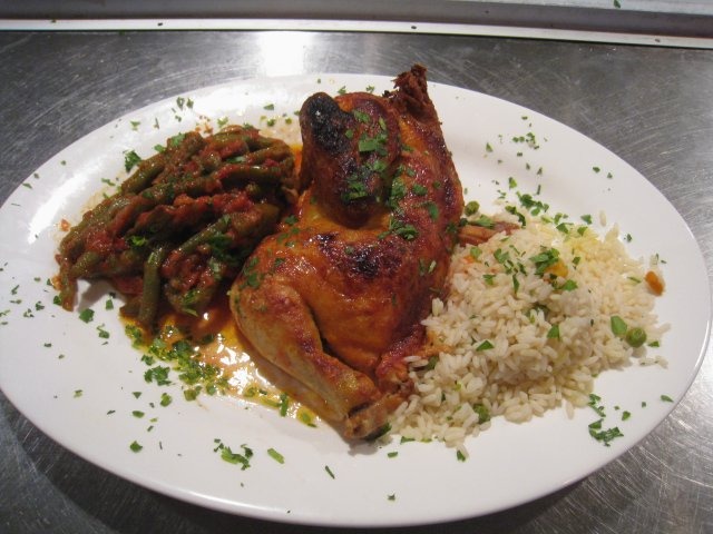 Order Half Roasted Chicken food online from It's Greek to Me store, Englewood on bringmethat.com