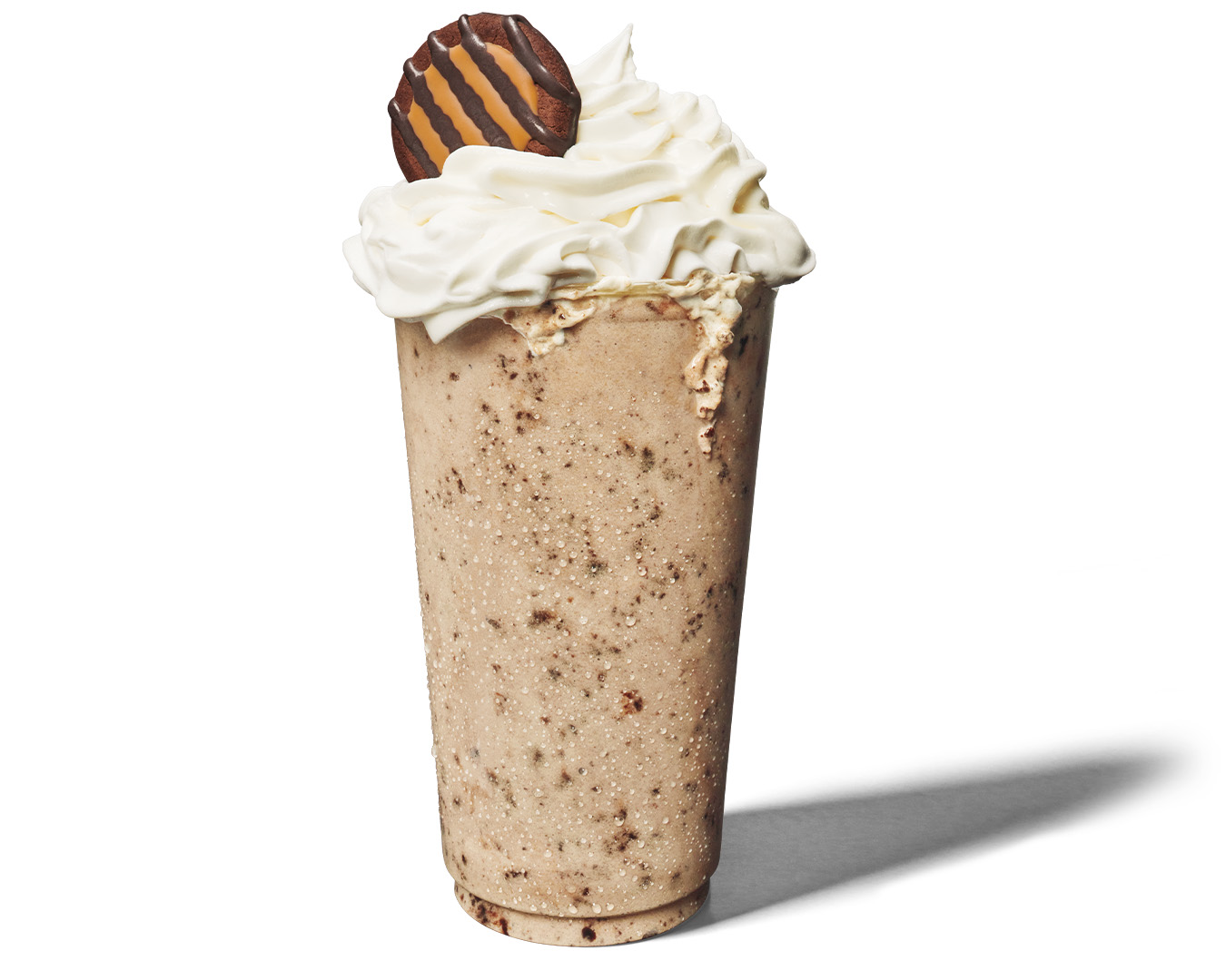 Order Large Girl Scout Adventurefuls™ Caramel Brownie Shake food online from Jack In The Box store, San Diego on bringmethat.com