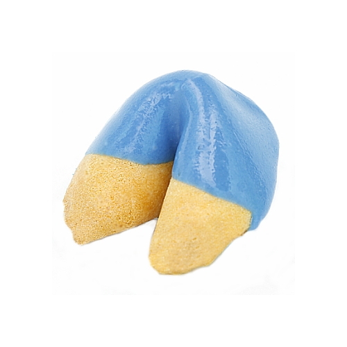 Order Blue Chocolate Covered Fortune Cookies food online from Fancy Fortune Cookies store, Indianapolis on bringmethat.com