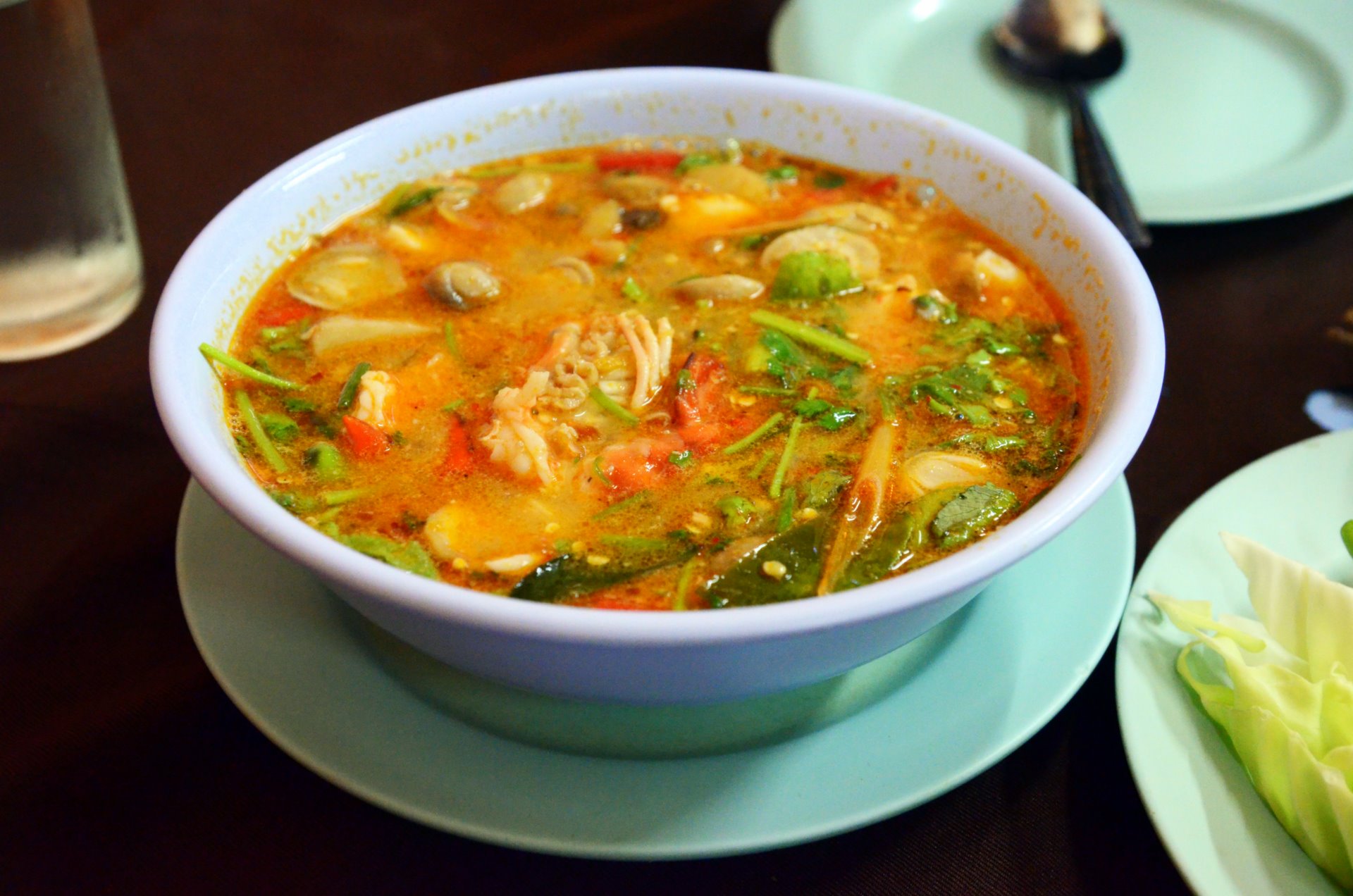 Order 10. Tom Yum Soup Seafood food online from Amazing Myanmar Asian Cuisine store, Kentwood on bringmethat.com