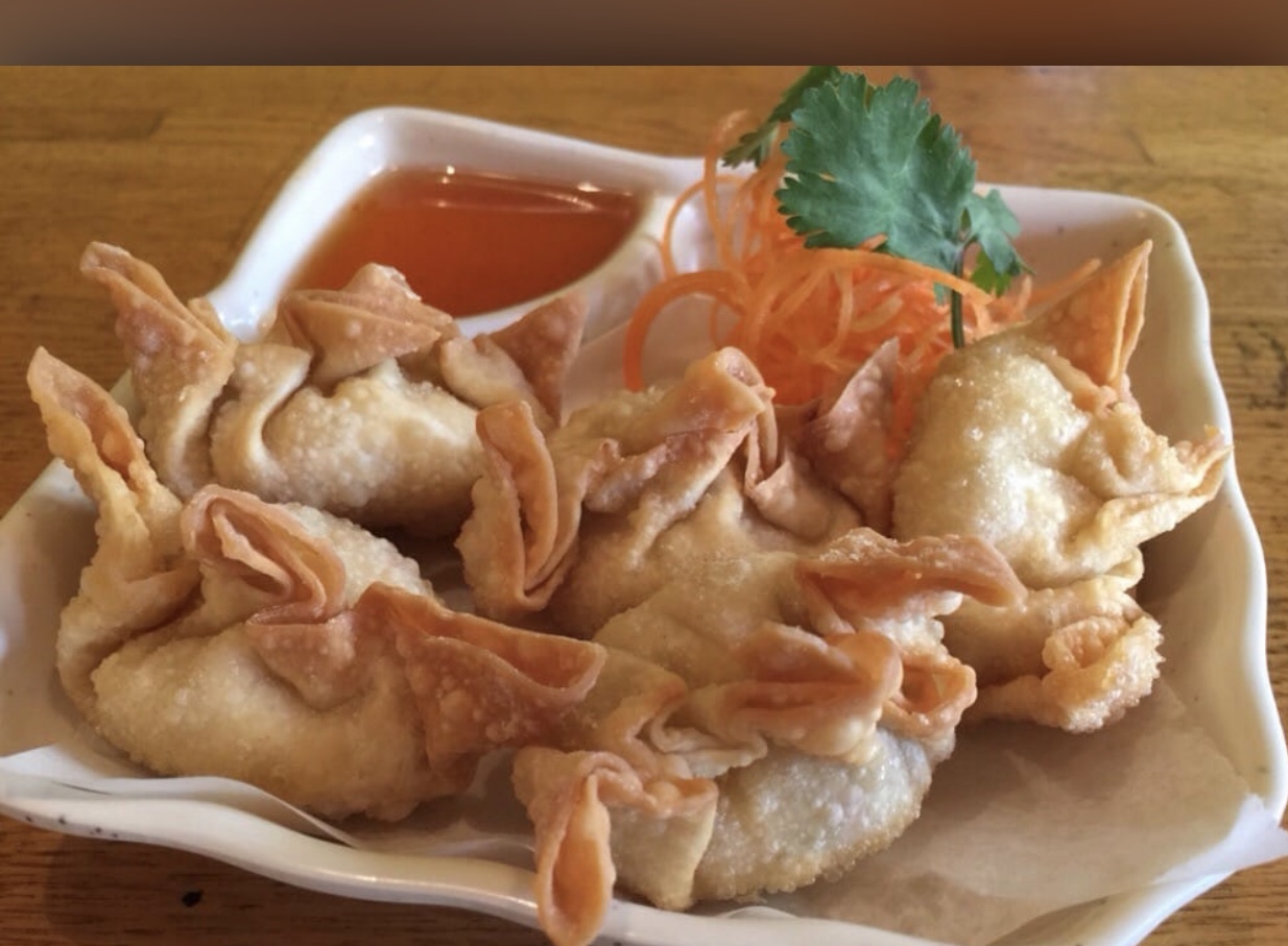 Order 5 Piece Crab Rangoon food online from Bangkok Belly - Norwood Park store, Chicago on bringmethat.com