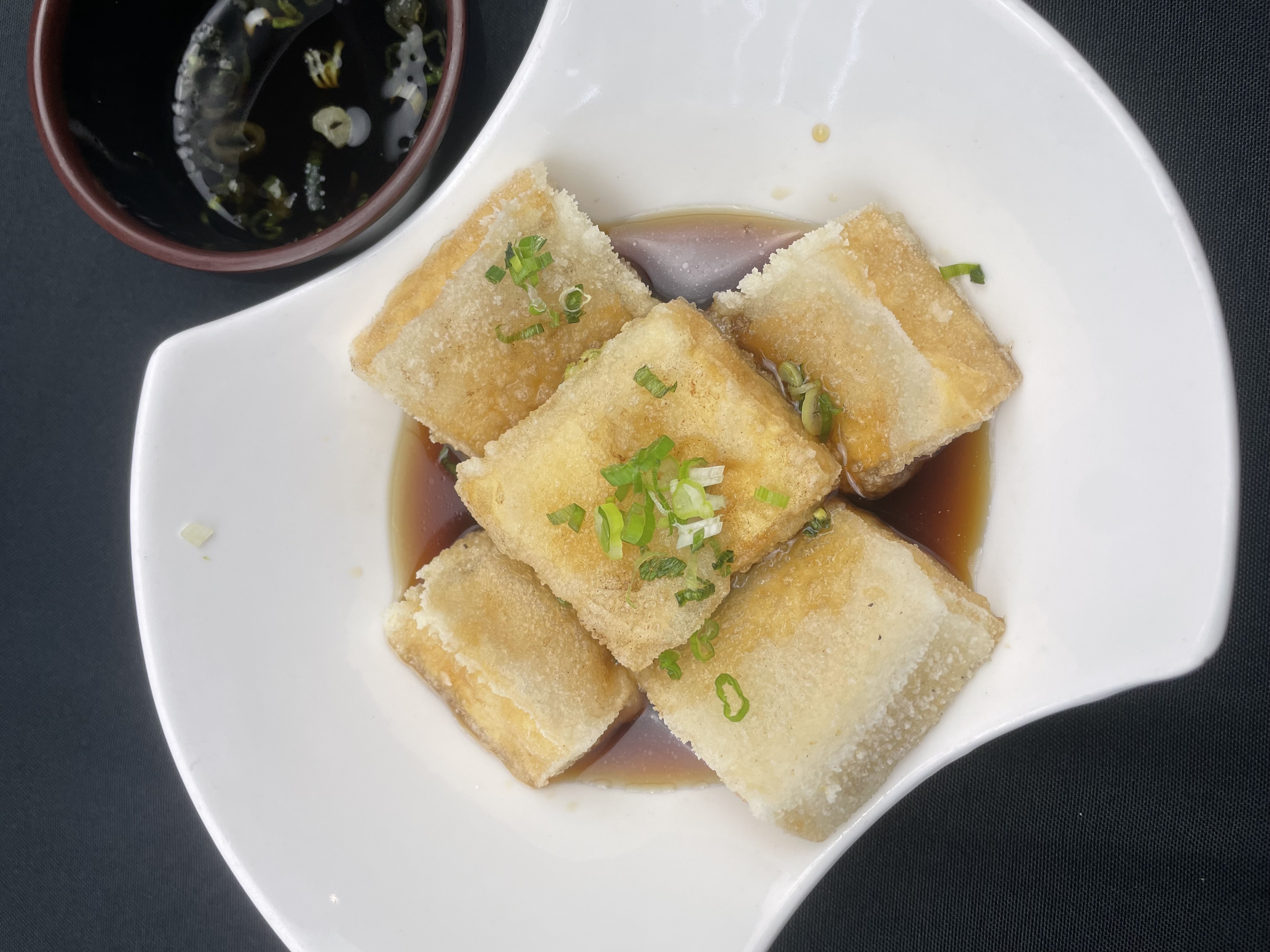 Order Agedashi Tofu Appertizer food online from Sushi Hub store, Stockton on bringmethat.com