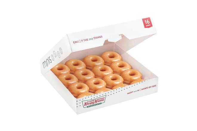 Order 16 Count Original Glazed® Minis food online from Krispy Kreme store, Commerce on bringmethat.com