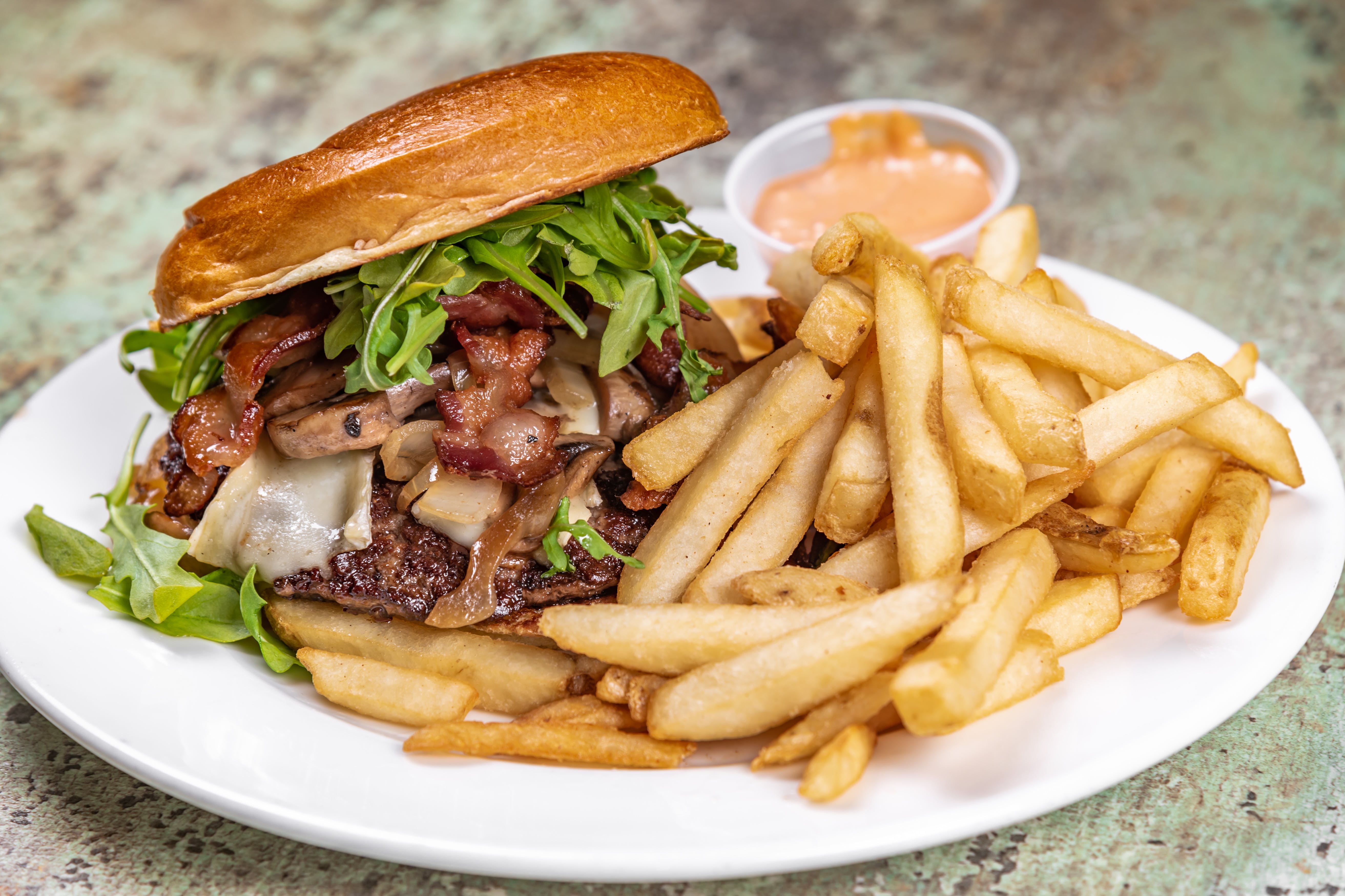 Order Brie Burger - Burger food online from Mercato Tomato Pie store, Newark on bringmethat.com