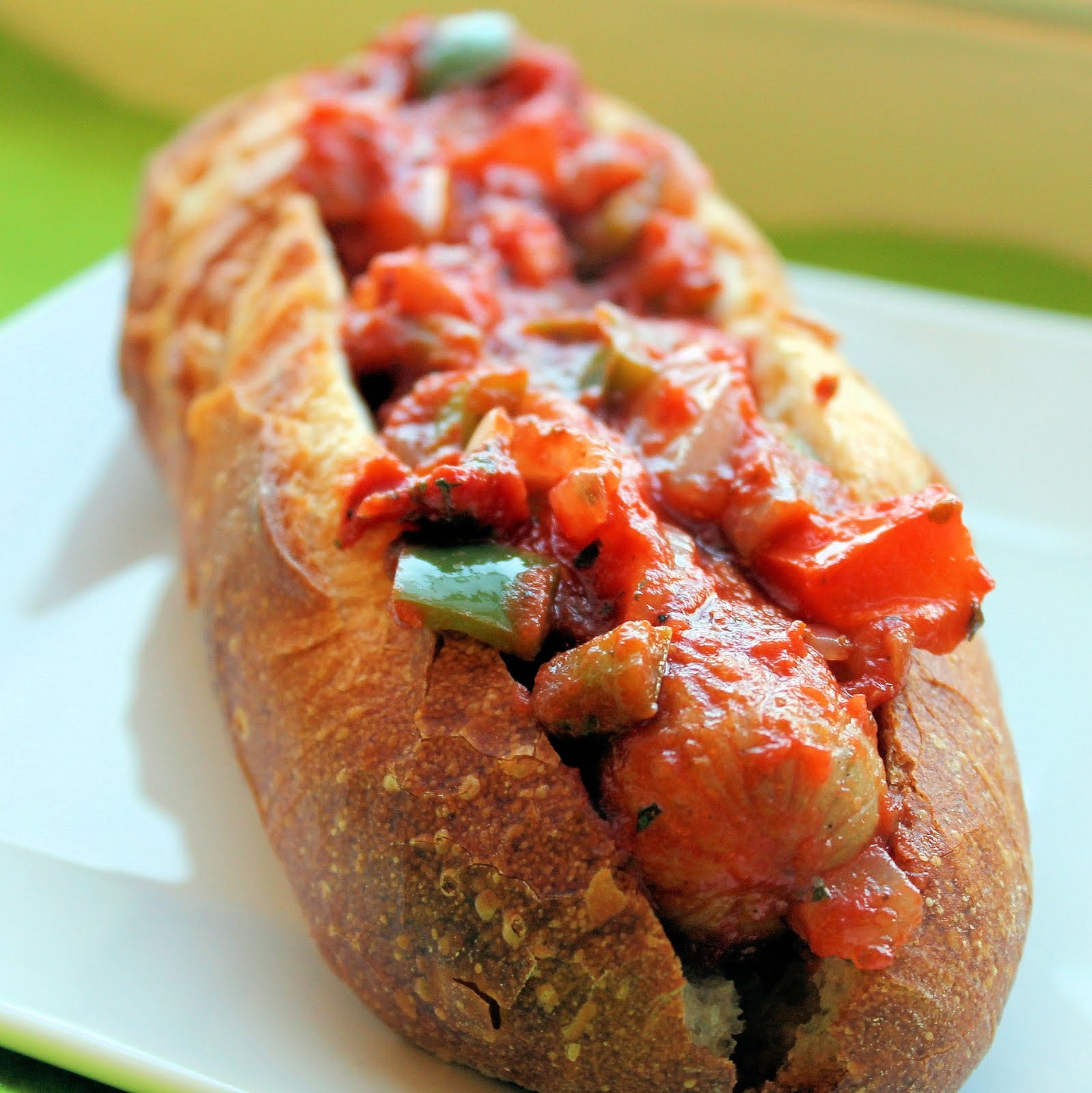 Order Grilled Sausage & Pepper Sandwich - Sandwich food online from Sabrossa Pizza store, Los Angeles on bringmethat.com