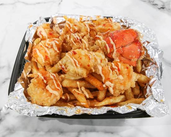 Order Lobster + Shrimp Fries food online from Gourmet Fish store, Boston on bringmethat.com