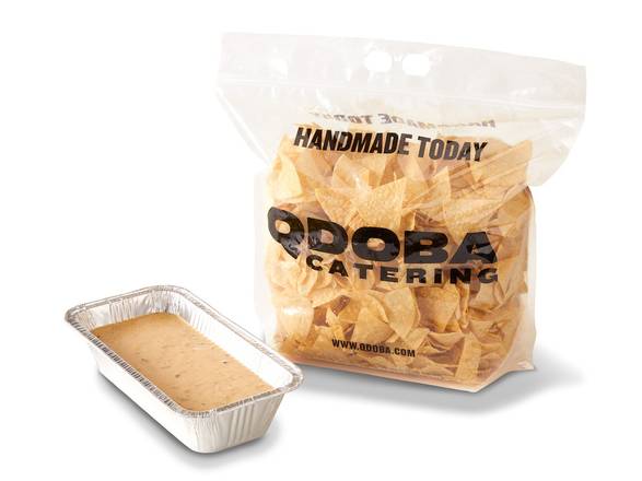 Order NEW Chips & Dip Party packs food online from Qdoba Mexican Eats store, Millbury on bringmethat.com