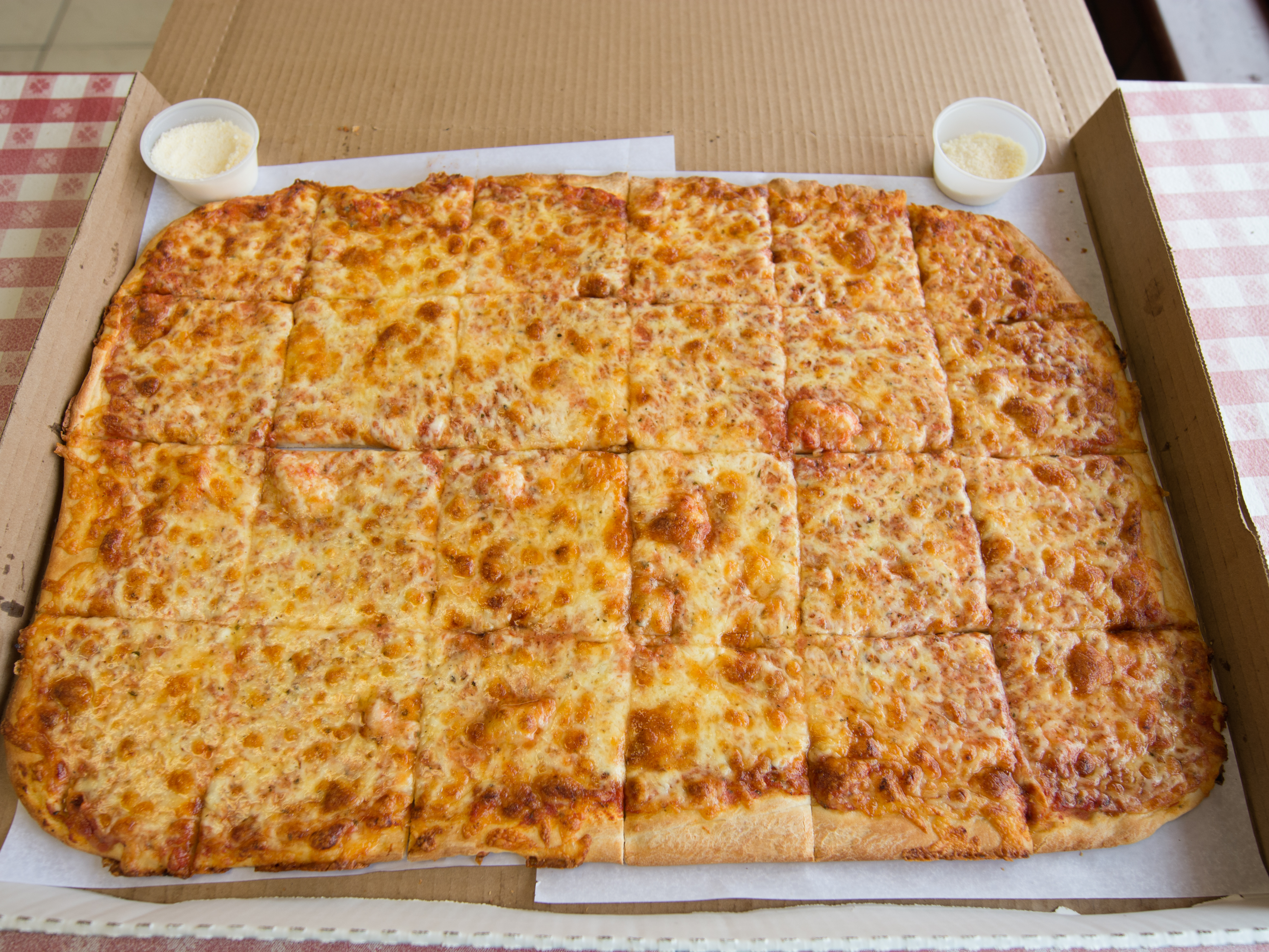 Order Cheese Full Sheet Pizza food online from Family Style Pizza store, Framingham on bringmethat.com