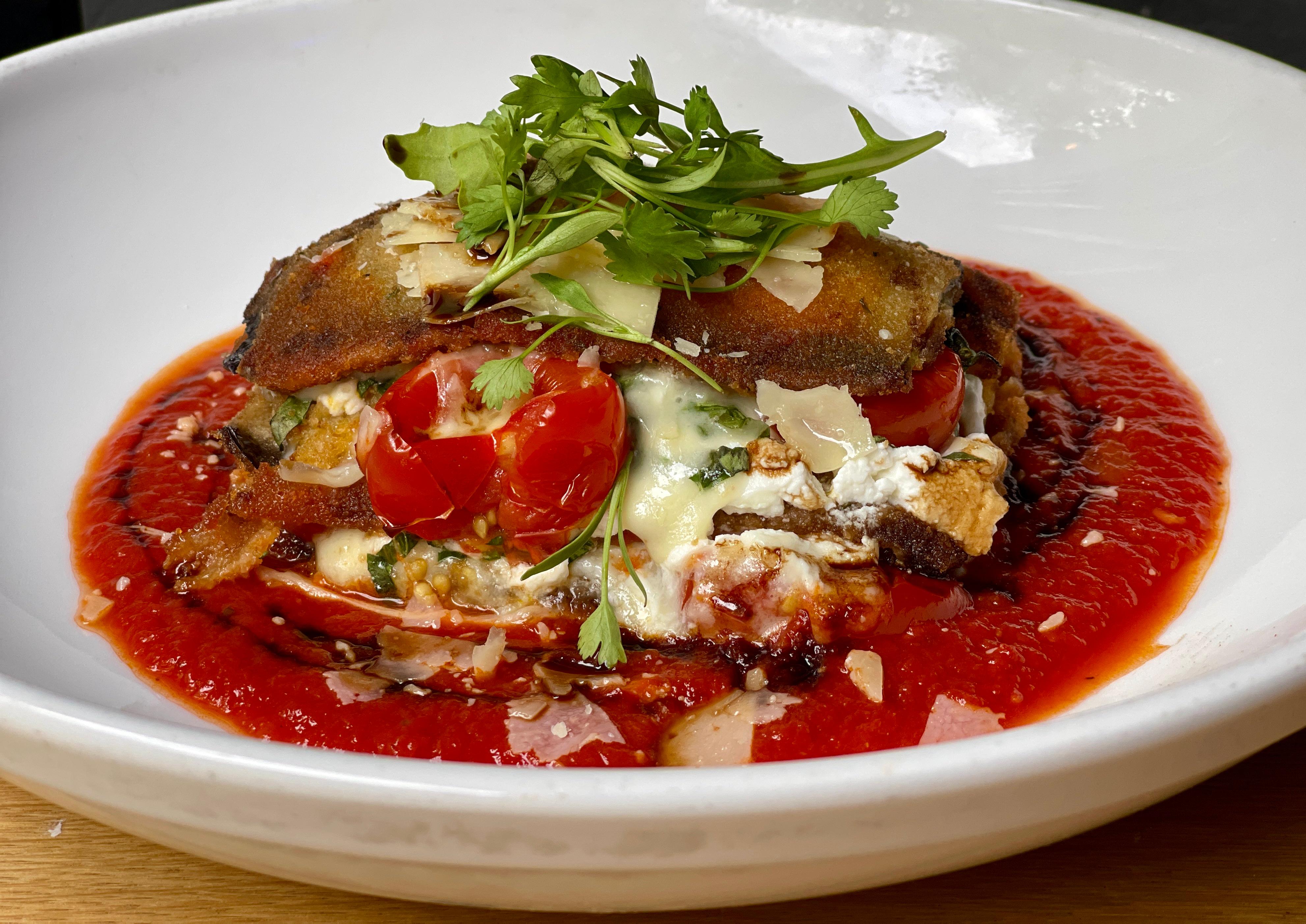 Order EGGPLANT ROLLATINI STACK food online from Gates store, New Canaan on bringmethat.com