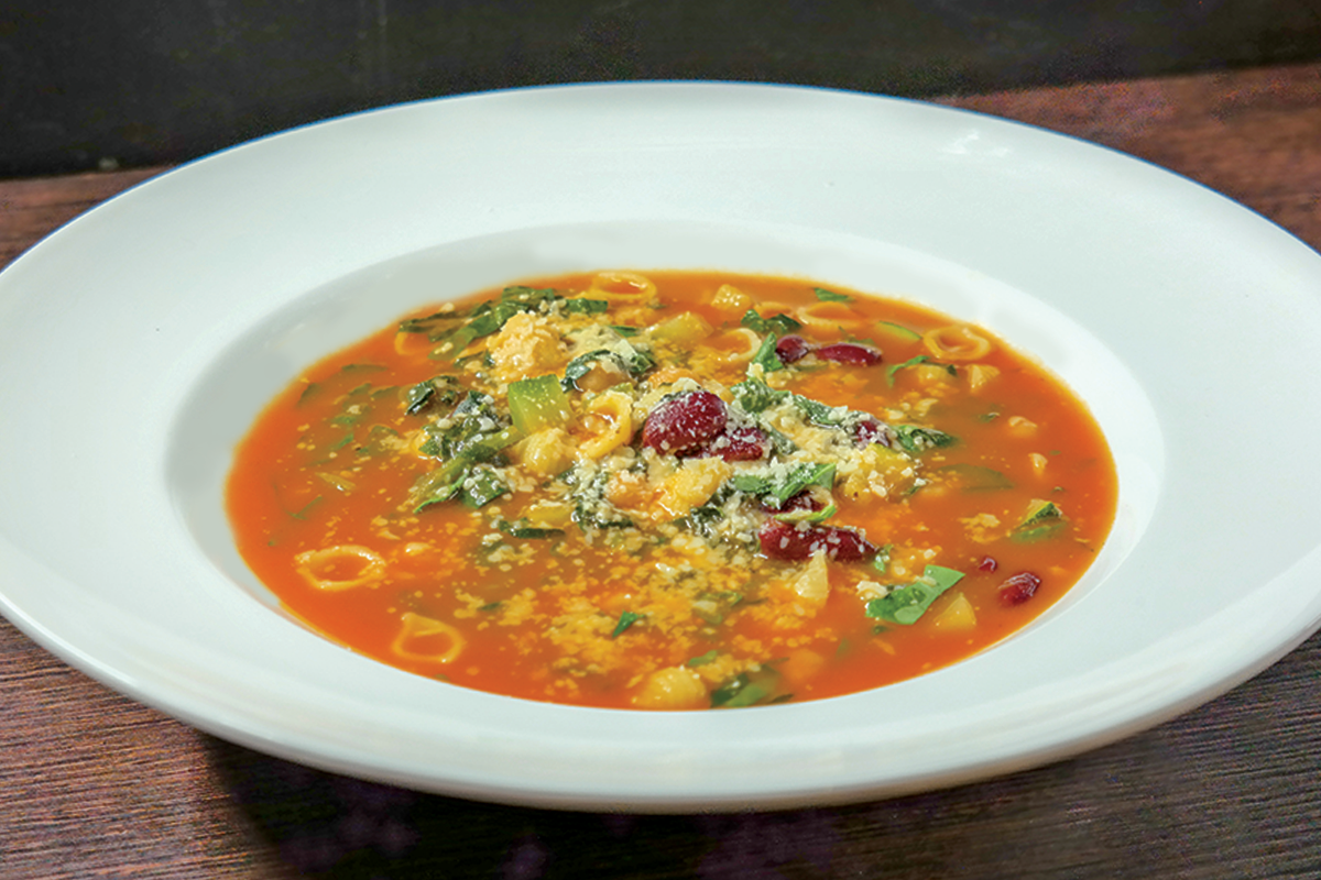 Order Minestrone Soup food online from Segreto Trattoria store, Los Angeles on bringmethat.com