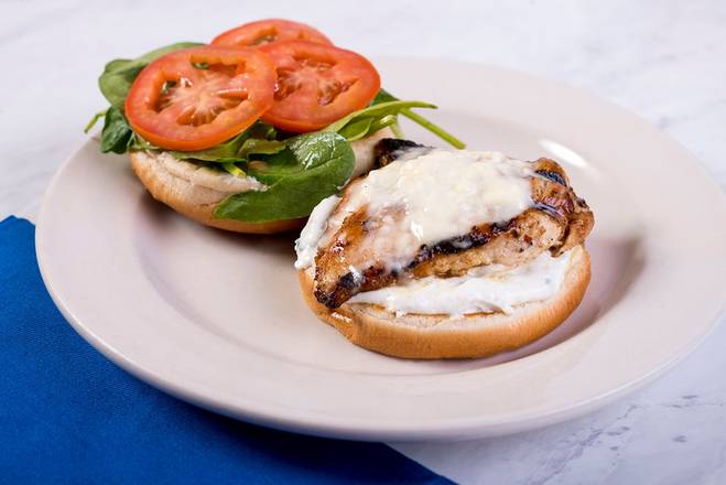 Order Spanako Chicken Sandwich food online from Papa Gyros store, Uniontown on bringmethat.com
