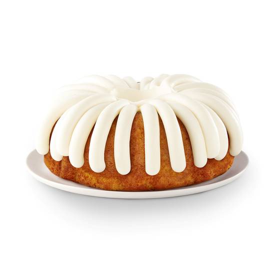 Order White Chocolate Raspberry 10" Bundt Cake food online from Nothing Bundt Cakes store, Chula Vista on bringmethat.com