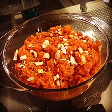 Order Carrot Halwa food online from Indian Street Cafe store, San Jose on bringmethat.com