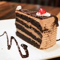 Order Chocolate Cake food online from Silver Spoon Diner store, Queens on bringmethat.com