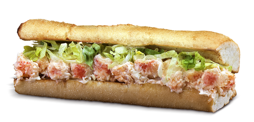 Order Lobster and Seafood Salad Sub Sm 4" food online from Quiznos store, Hobbs on bringmethat.com