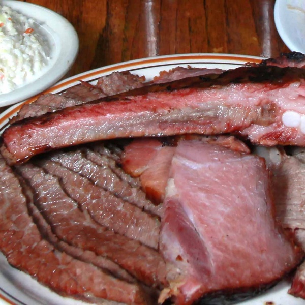 Order Combo Platter food online from Stubby's BBQ store, Hot Springs on bringmethat.com