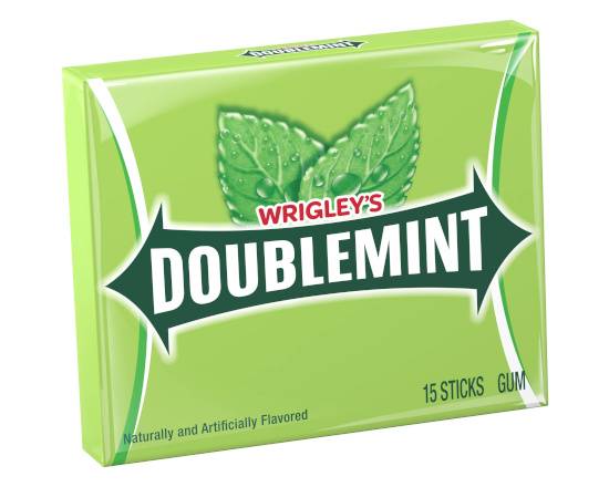 Order Wrigleys Doublemint Chewing Gum 15 Pieces  food online from Starway Liquor store, Bell Gardens on bringmethat.com