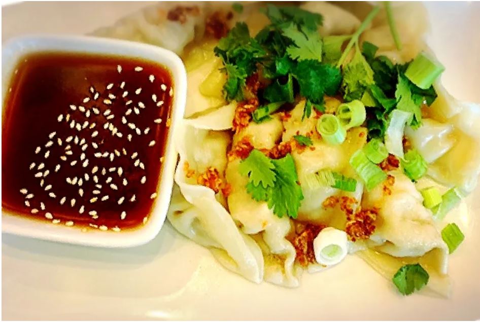 Order 5. Fried Dumpling food online from Am Thai Fusion Cuisine store, Anaheim on bringmethat.com