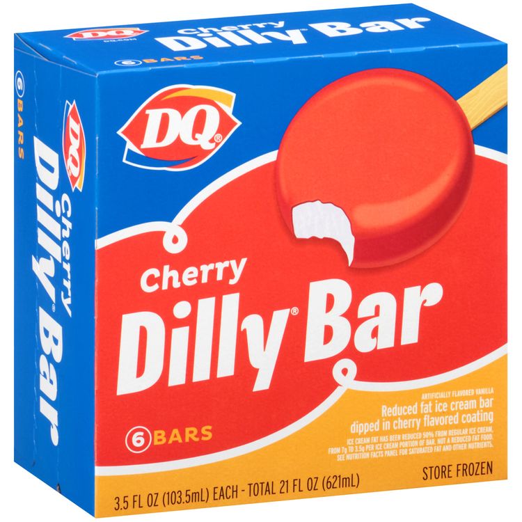 Order CHERRY DILLY BAR BOX (6) food online from Dairy Queen store, Willis on bringmethat.com
