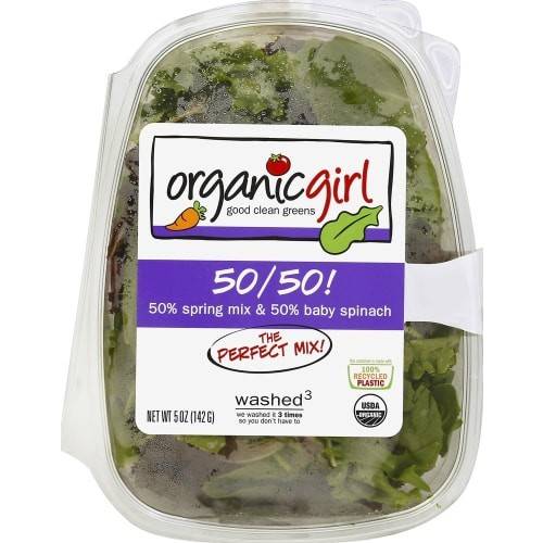 Order Organicgirl · Spring Mix & Baby Spinach Blend (5 oz) food online from Vons store, Redondo Beach on bringmethat.com