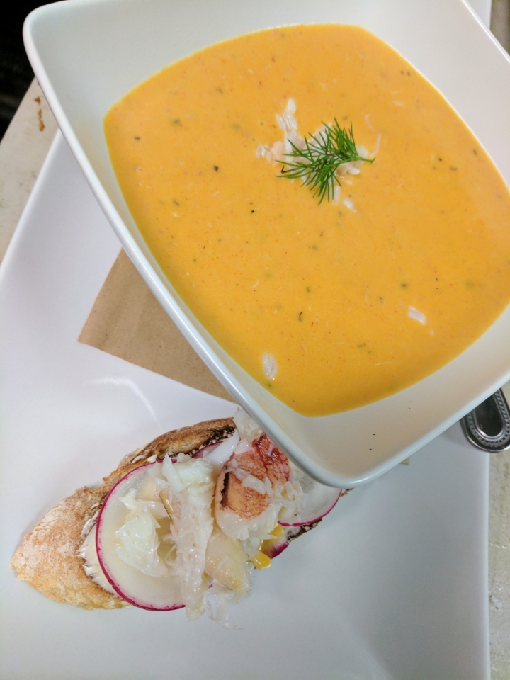 Order Dungeness Crab Bisque - Cold Pint food online from Seasons & Regions Seafood Grill store, Portland on bringmethat.com