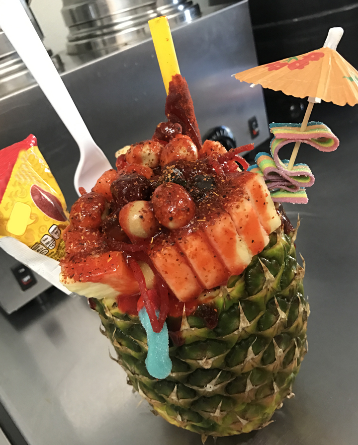 Order Pineapple Explosion food online from Cali Snack Shack store, Parlier on bringmethat.com