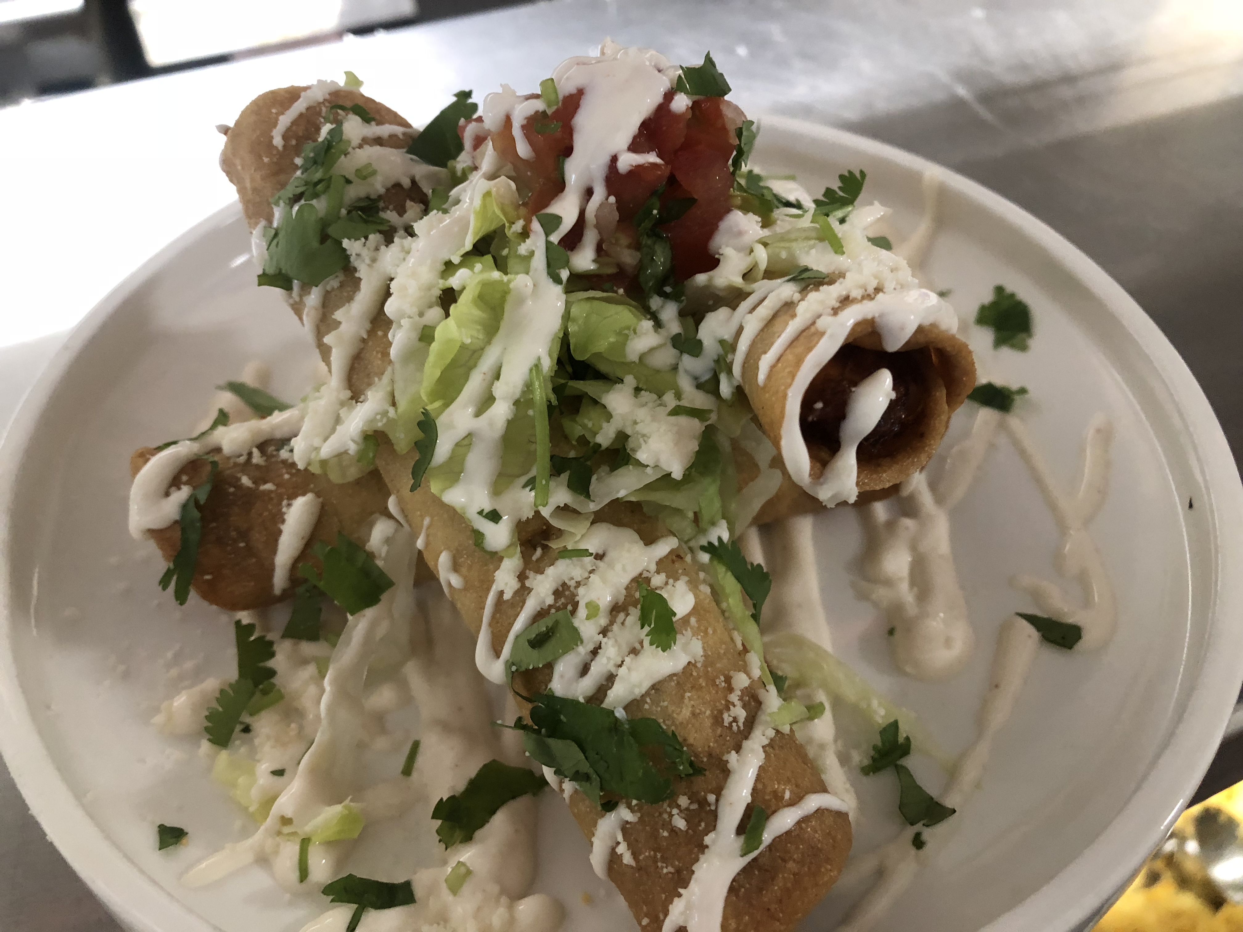 Order Crispy Taquitos food online from Canasta Kitchen store, Alameda on bringmethat.com