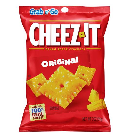 Order Cheez-It Baked Snack Cheese Crackers Grab N' Go (3 oz) food online from Rite Aid store, Yamhill County on bringmethat.com