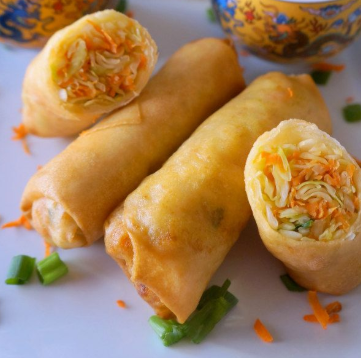 Order 2 Piece Vegetable Spring Roll food online from Hot Mustard store, Charleston on bringmethat.com