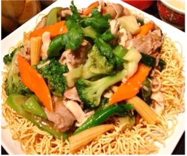 Order 63. Seafood with Crunchy Egg Noodles food online from Saigon Noodles & Grill store, Arlington on bringmethat.com