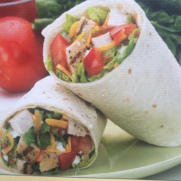 Order Mediterranean Salad Wrap food online from Bagelworks Cafe store, Los Angeles on bringmethat.com