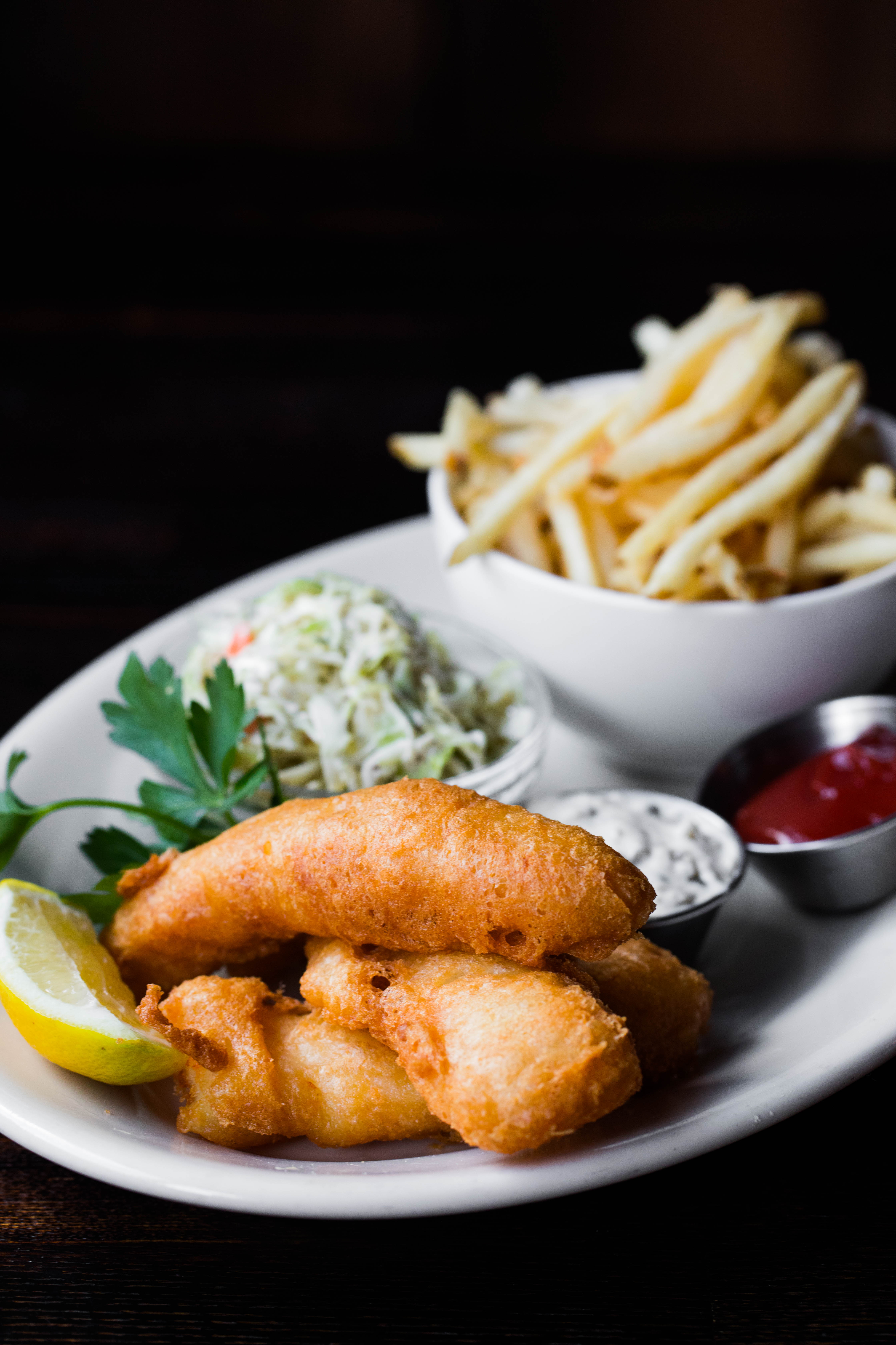 Order Fish & Chips food online from Oyster Bah store, Chicago on bringmethat.com