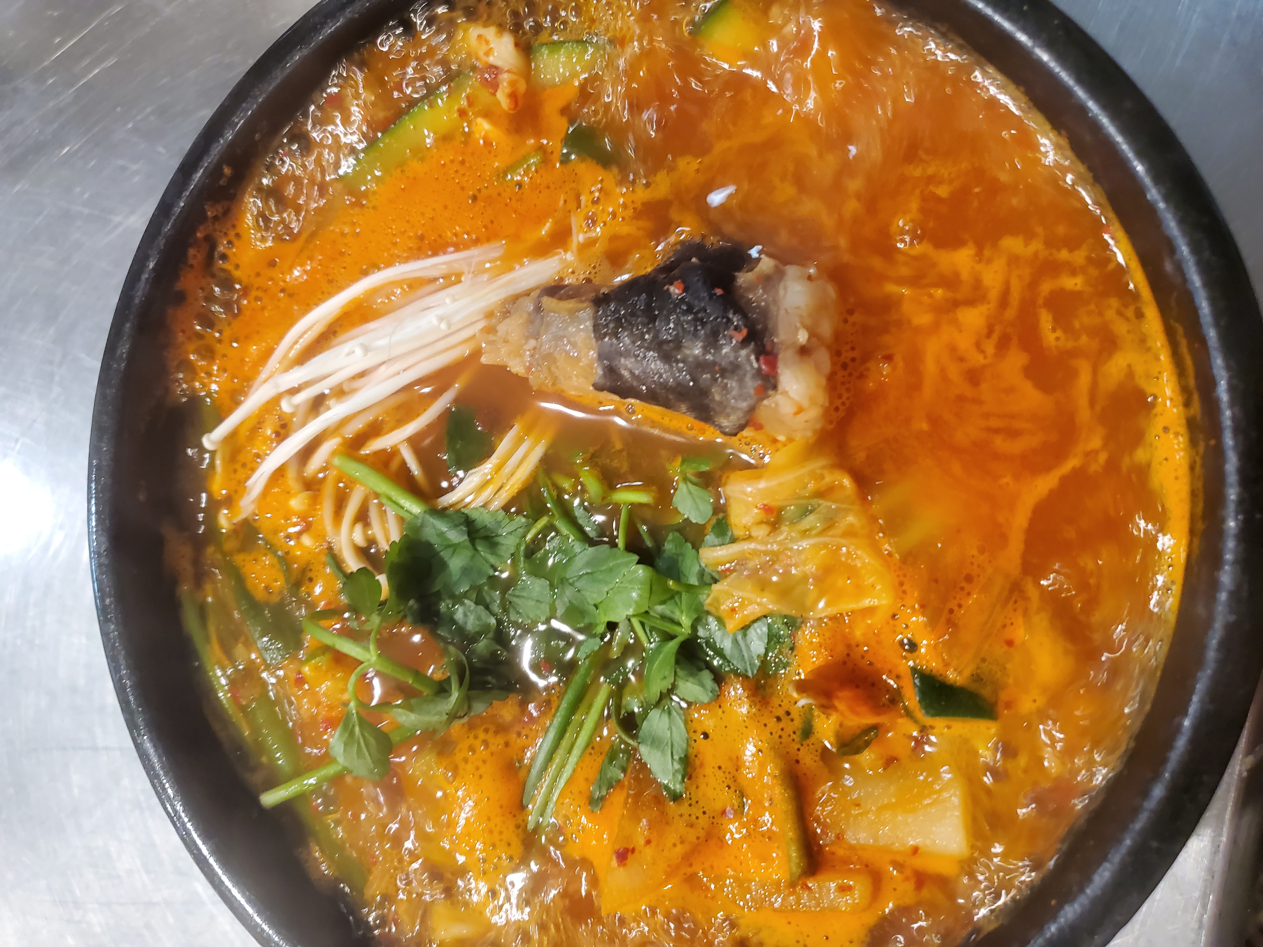 Order 24. Monk Fish and Vegetable Soup        food online from Daom Korean Restaurant store, Buena Park on bringmethat.com