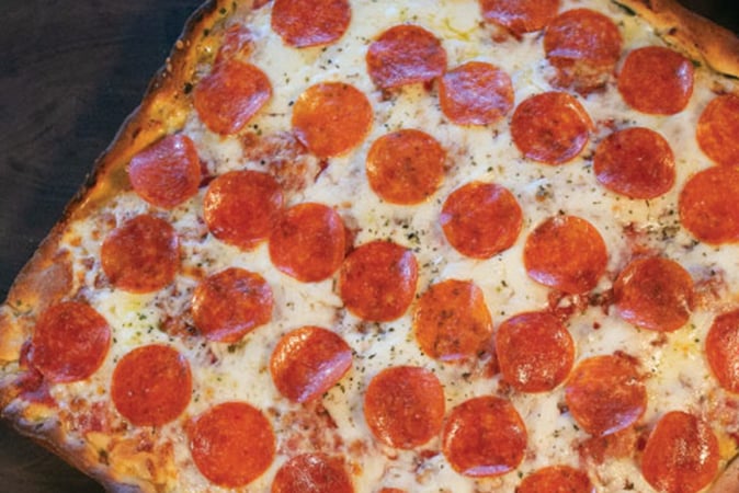 Order 16" Double Pepperoni food online from Russo's Pizza store, Galveston on bringmethat.com
