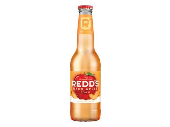Order Redd's Hard Apple Peach Ale Beer - 6x 12oz Bottles food online from Kirby Food & Liquor store, Champaign on bringmethat.com