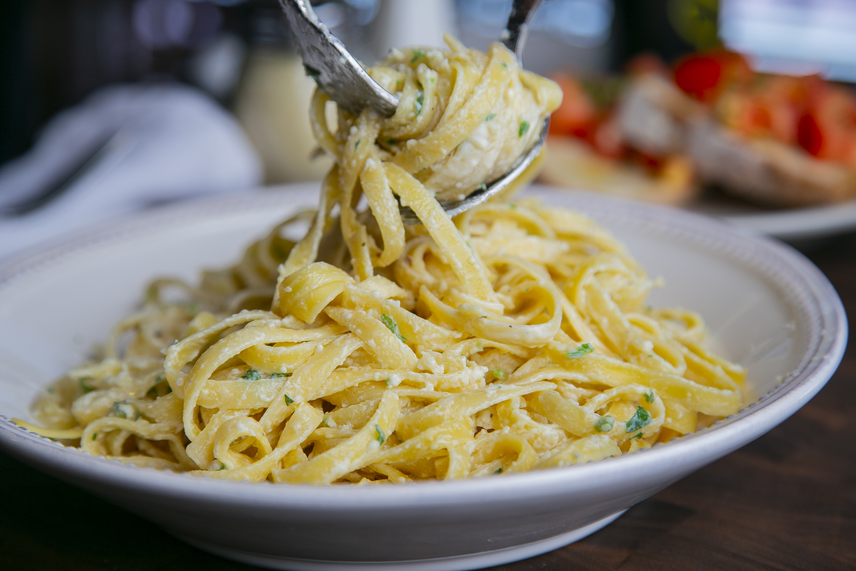 Order Fettuccine Alfredo food online from Russo's New York Pizzeria store, Houston on bringmethat.com