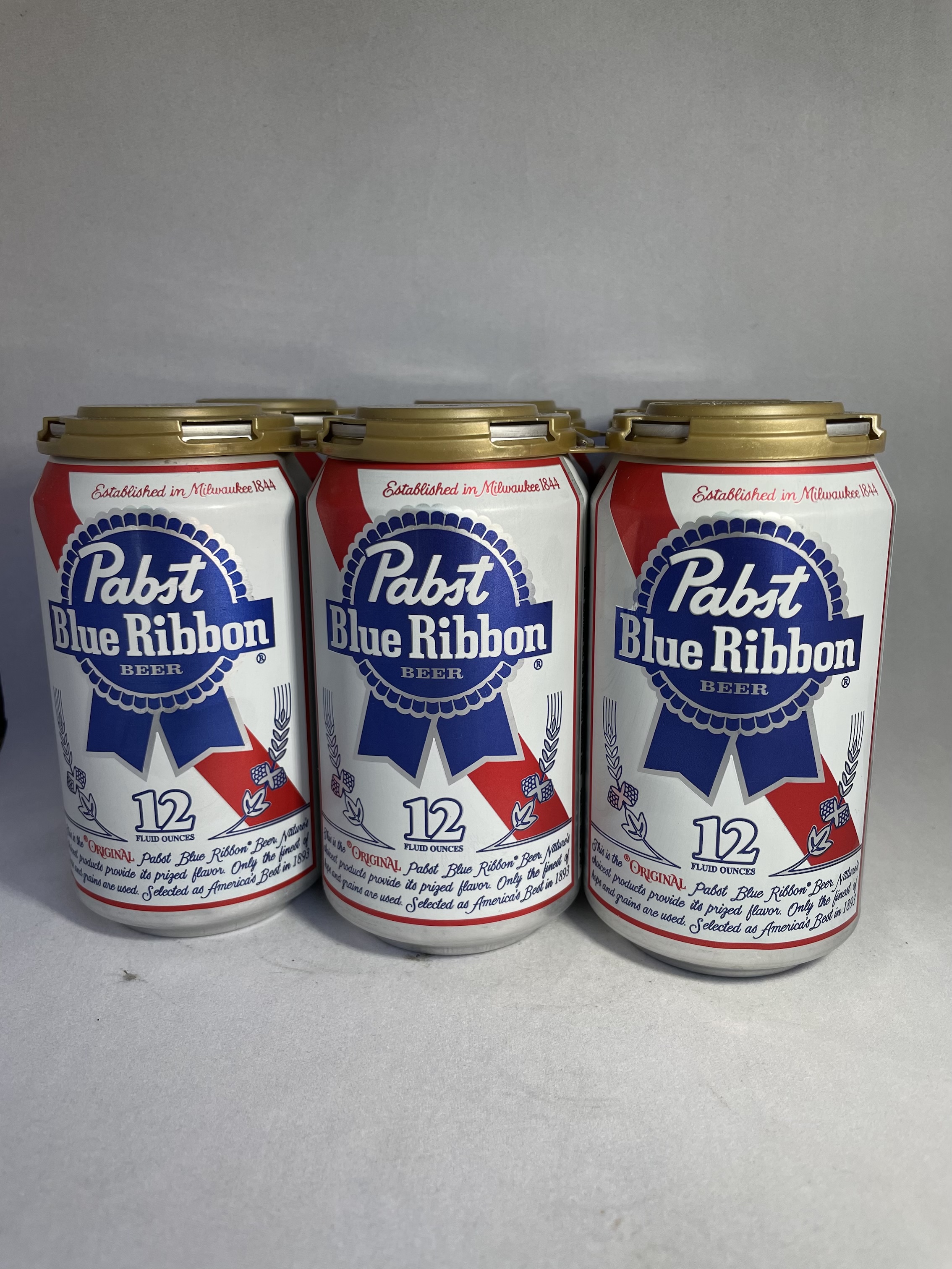 Order Pabst Blue Ribbon. 6 pack 12oz cans. food online from Tap & Bottle Westbound store, Tucson on bringmethat.com