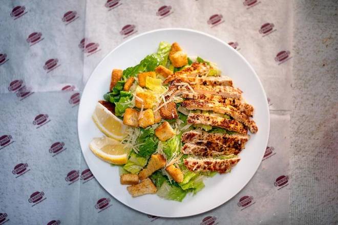 Order Chicken caesar Salad food online from 30 Burgers store, New Jersey on bringmethat.com