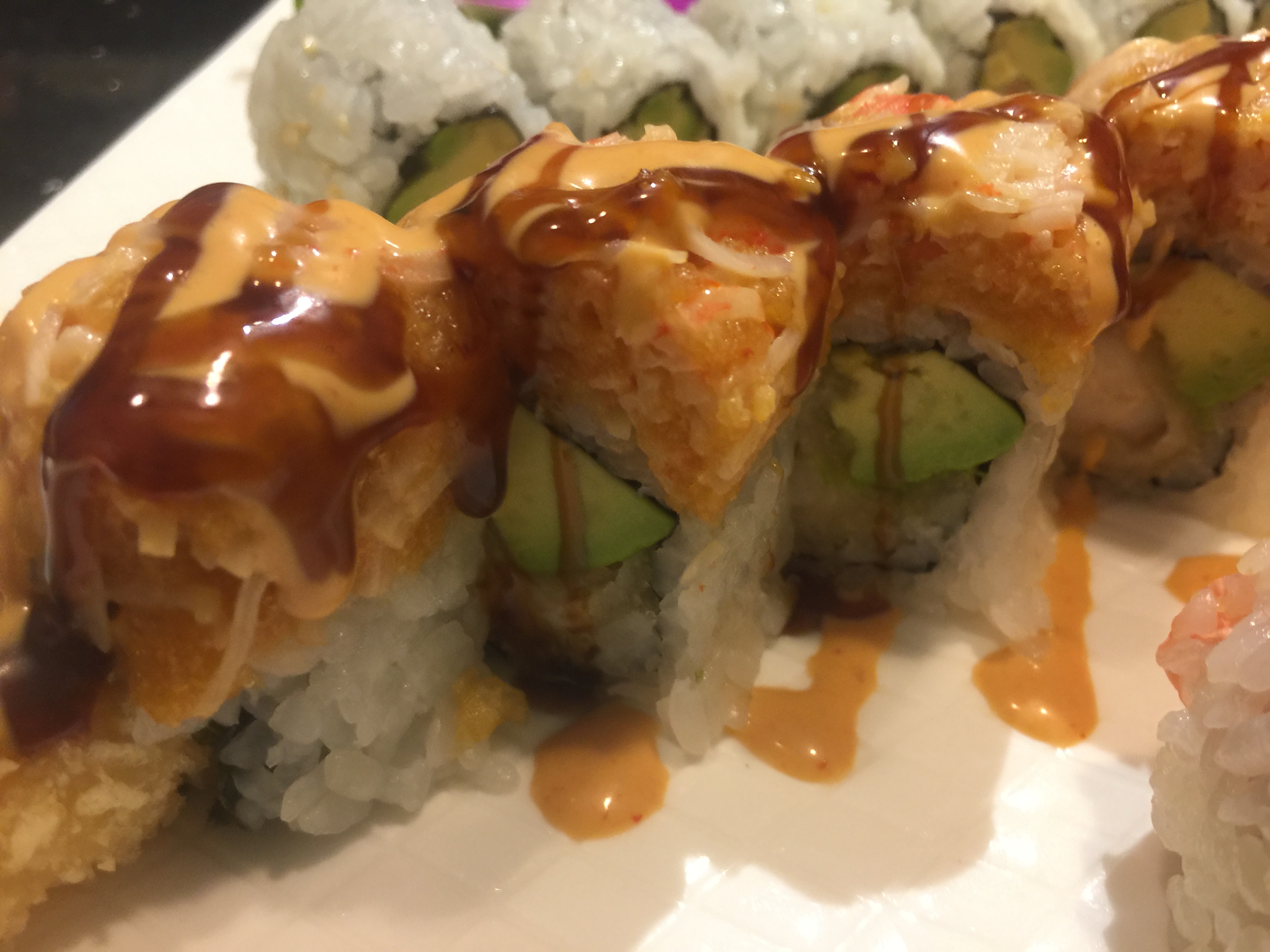 Order Angry dragon roll food online from Oishi Sushi store, Hackensack on bringmethat.com