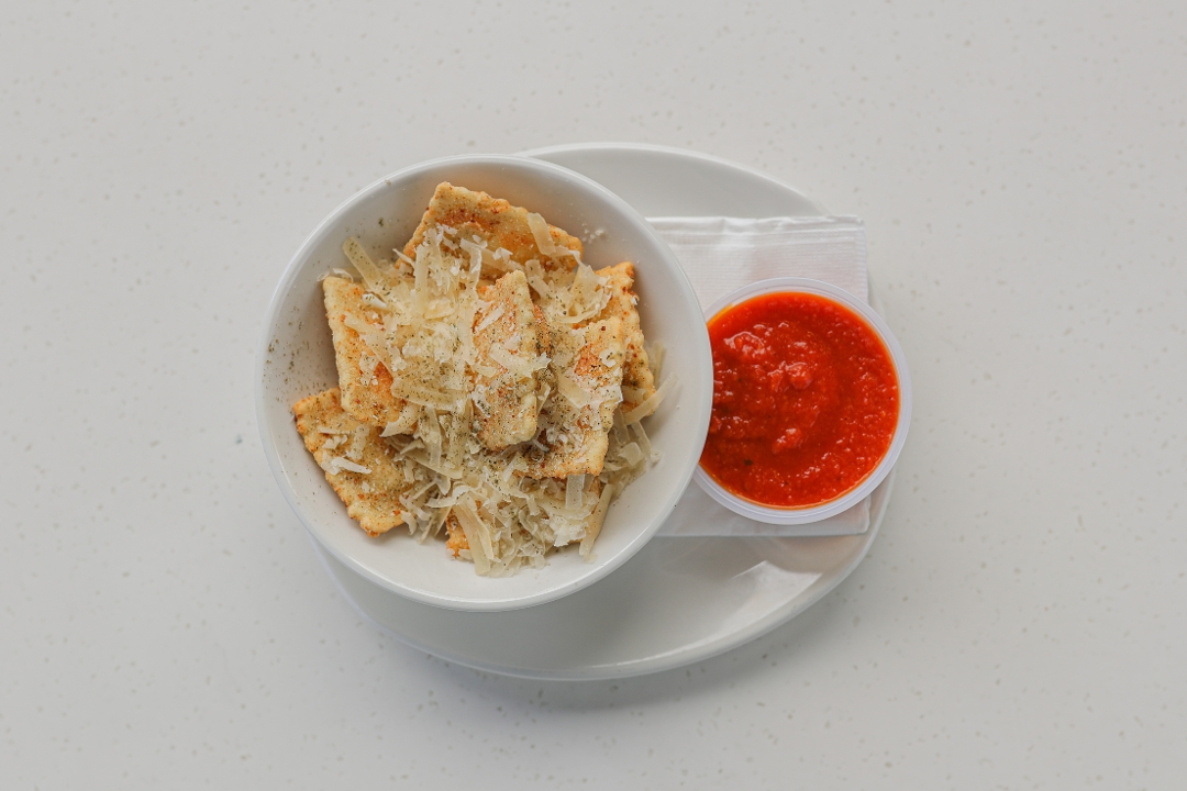 Order Fried Cheese Ravioli. food online from Olive Pit Grill store, Brea on bringmethat.com