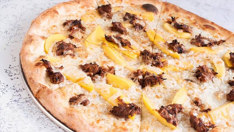Order Pulled Pork & Mango Pizza (16") food online from Otto Pizza store, Cumberland County on bringmethat.com