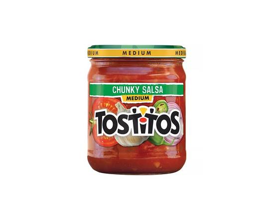 Order Tostitos Medium Hot Salsa 15oz food online from Extra Mile 2001 store, Cypress on bringmethat.com