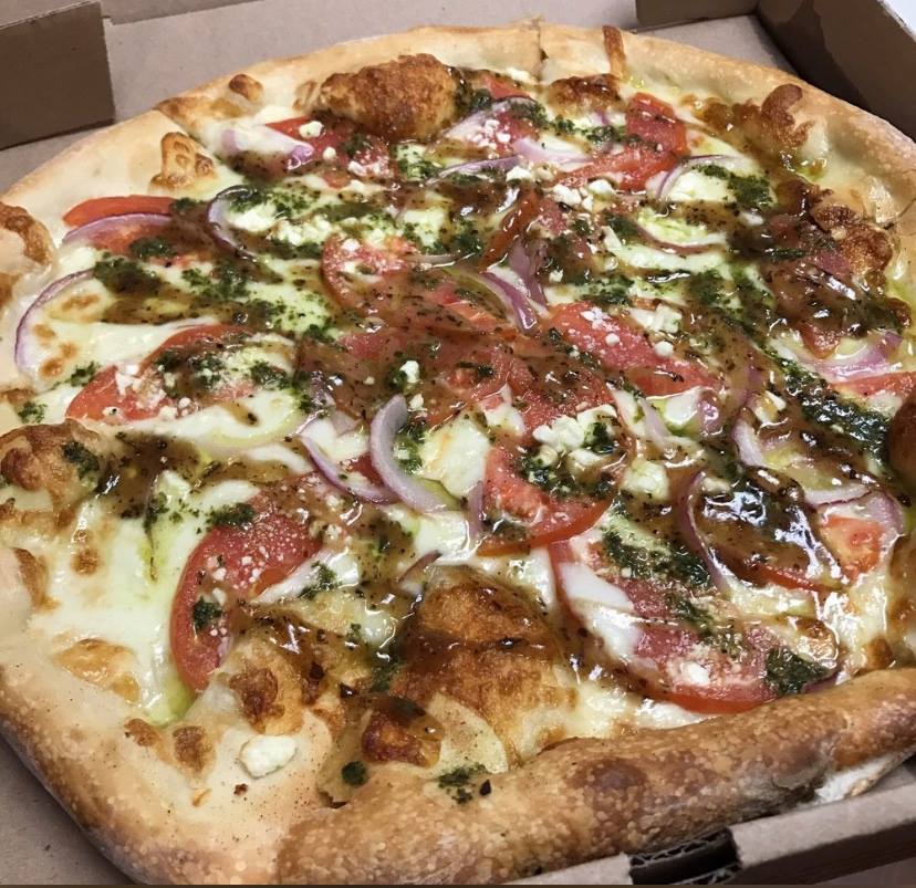 Order Tomato Balsamic Pizza food online from Brooklyn Bridge Italian Restaurant store, Memphis on bringmethat.com