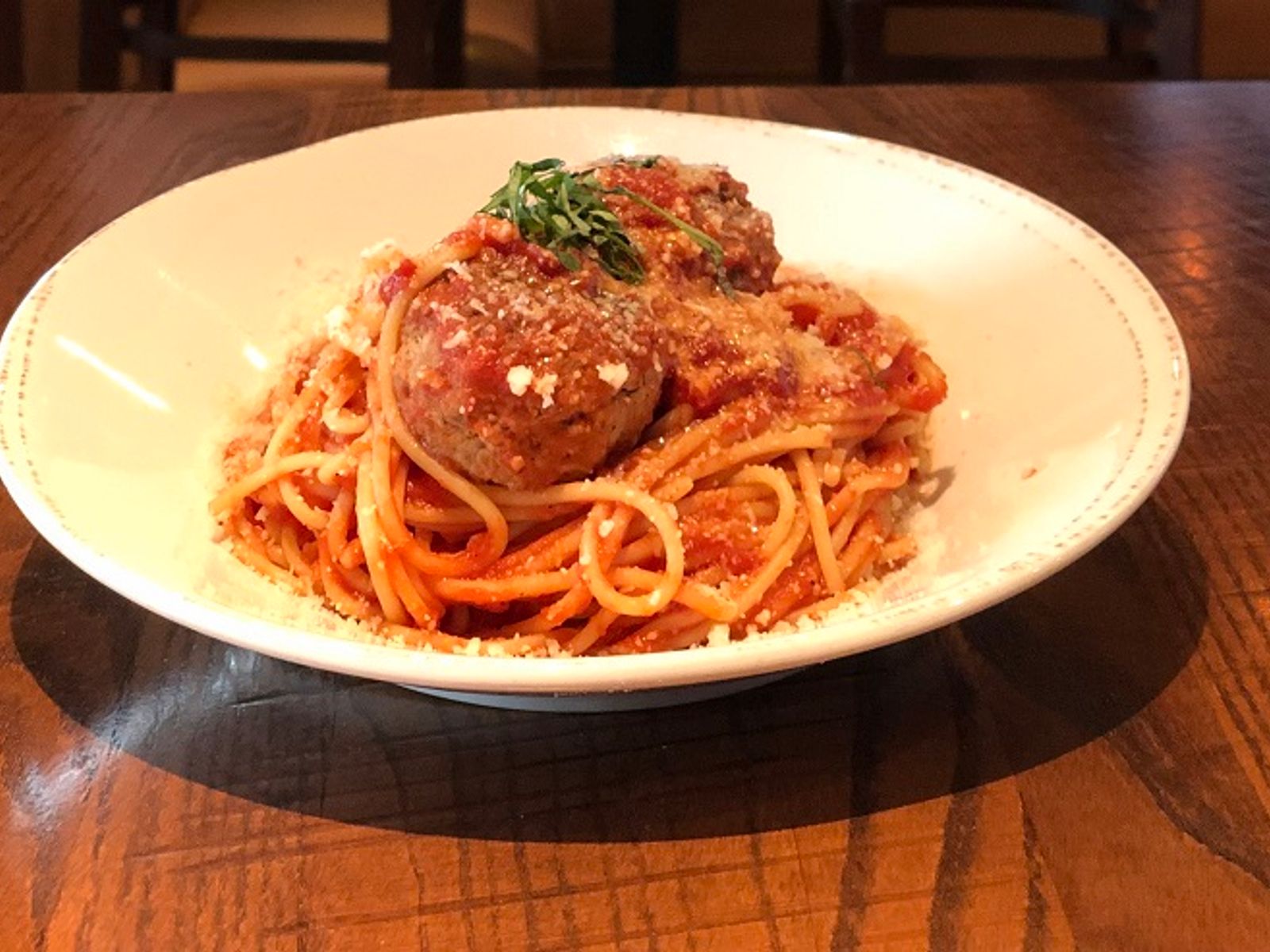 Order Spaghetti & Meatballs food online from Angelo's Wine Bar store, Chicago on bringmethat.com