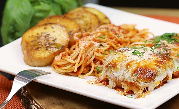Order Chicken Parmesan Pasta food online from Sicily Pizza & Pasta store, Spring on bringmethat.com